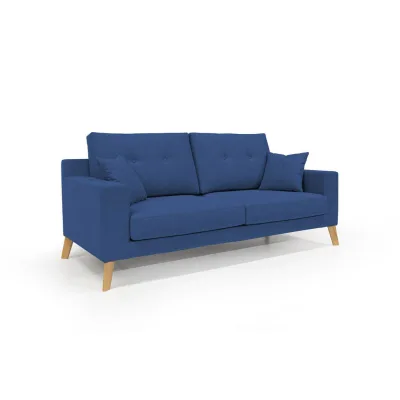 Divani.store Linearsofa Blau 186x95x91 cm