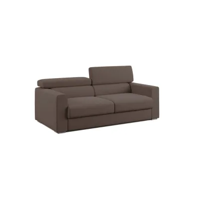 Divani.store Linearsofa Braun 158x89x100 cm