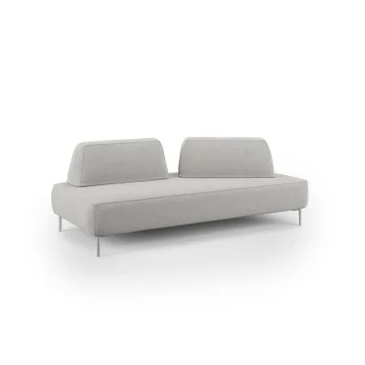Divani.store Linearsofa Grau 167x42x115 cm