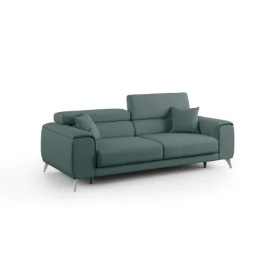 Divani.store Linearsofa Grün 185x73x102 cm