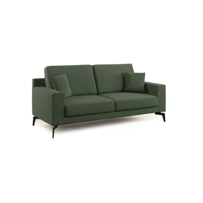 Divani.store Linearsofa Grün 186x95x91 cm