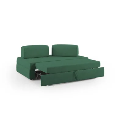 Divani.store Linearsofa Grün 200x42x105 cm