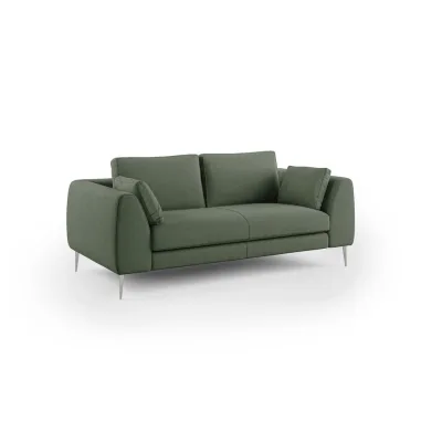 Divani.store Linearsofa Grün 216x86x102 cm