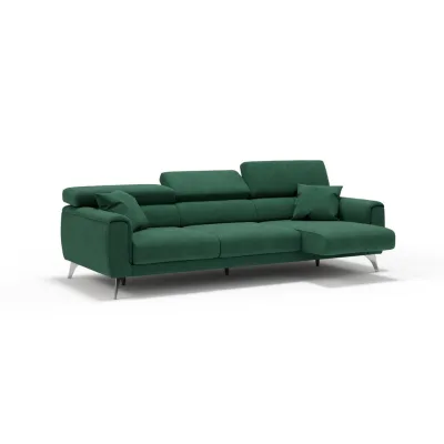 Divani.store Linearsofa Grün 244x73x102 cm