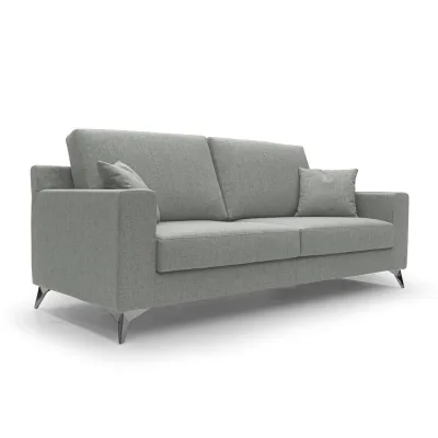 Divani.store Linearsofa Hellgrau 146x95x91 cm