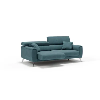Divani.store Linearsofa Petrol 169x73x102 cm