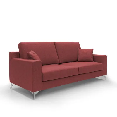 Divani.store Linearsofa Rot 166x95x91 cm