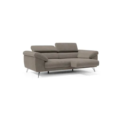 Divani.store Linearsofa Taupe 213x76x102 cm