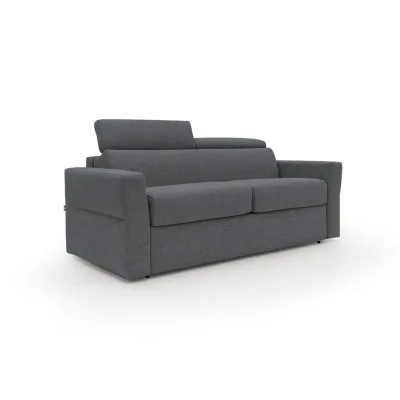 Divani.store Schlafsofa Anthrazit 220x100x95 cm