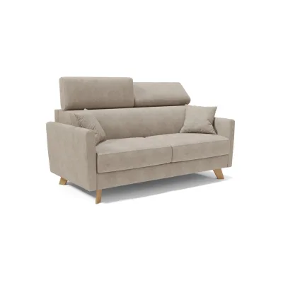 Divani.store Schlafsofa Beige 160x92x97 cm