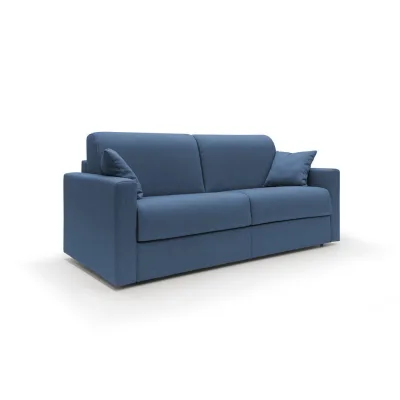 Divani.store Schlafsofa Blau 166x90x96 cm