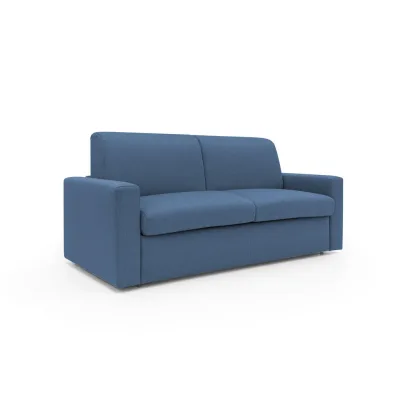 Divani.store Schlafsofa Blau 192x92x95 cm