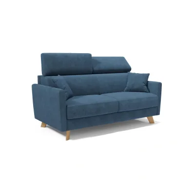 Divani.store Schlafsofa Blau 200x92x97 cm