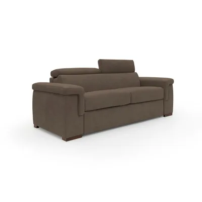 Divani.store Schlafsofa Braun 200x100x95 cm