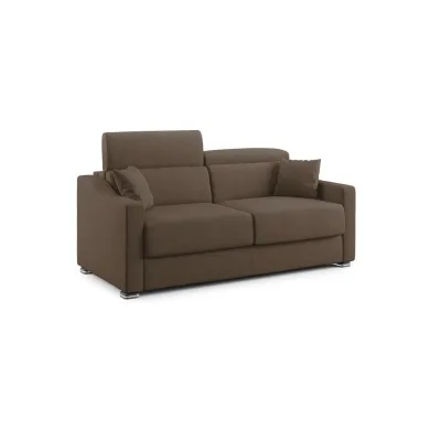 Divani.store Schlafsofa Braun 211x100x98 cm