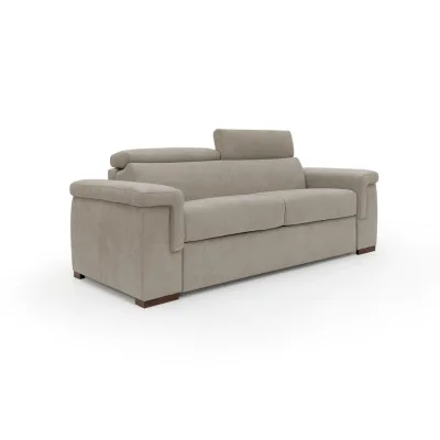 Divani.store Schlafsofa Creme 220x100x95 cm
