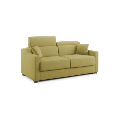 Divani.store Schlafsofa Gelb 171x100x98 cm