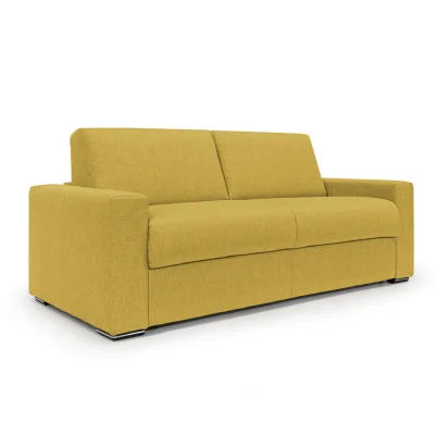 Divani.store Schlafsofa Gelb 200x93x96 cm