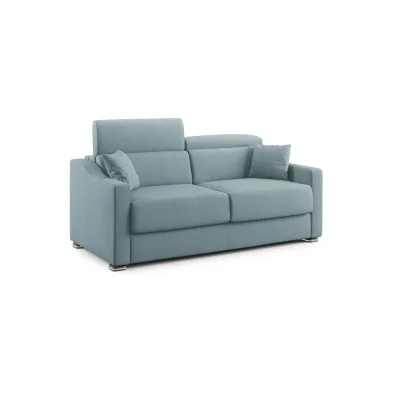 Divani.store Schlafsofa Hellblau 191x100x98 cm