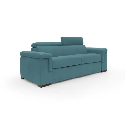 Divani.store Schlafsofa Hellblau 200x100x95 cm