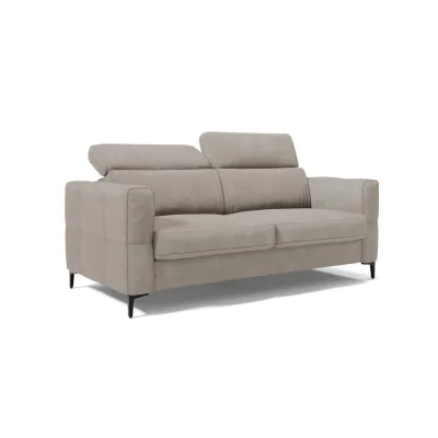 Divani.store Schlafsofa Hellgrau 218x88x94 cm