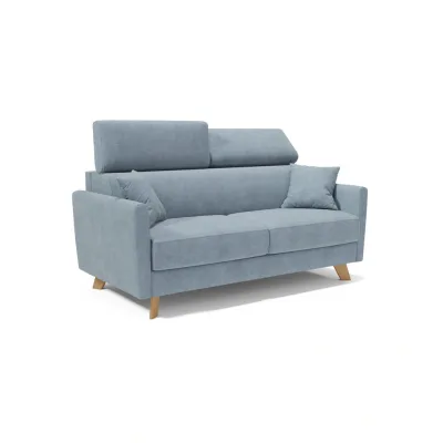 Divani.store Schlafsofa Pastellblau 180x92x97 cm