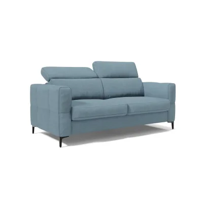 Divani.store Schlafsofa Pastellblau 218x88x94 cm