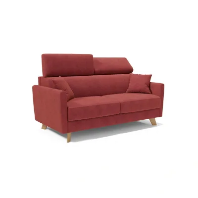Divani.store Schlafsofa Rot 160x92x97 cm