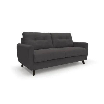 Divani.store Schlafsofa Schwarz 168x97x96 cm