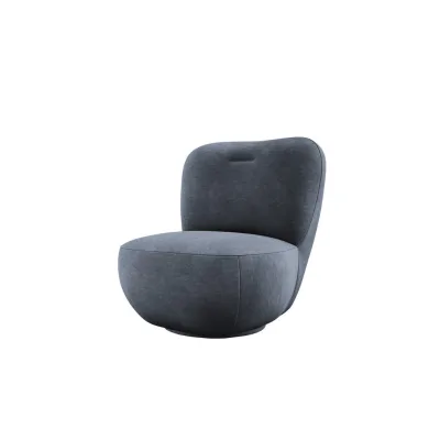 DomoHome Drehsessel Grau 82x72x66 cm