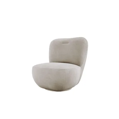 DomoHome Drehsessel Greige 82x72x66 cm