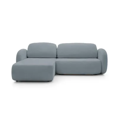 DomoHome Ecksofa Blaugrau 248x174 cm