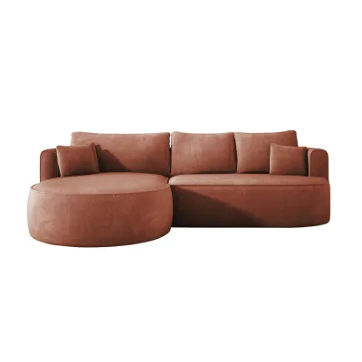 DomoHome Ecksofa Braun 284x183 cm