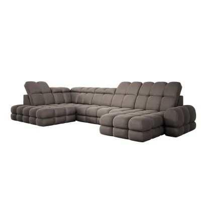 DomoHome Ecksofa Bronze 400x217 cm