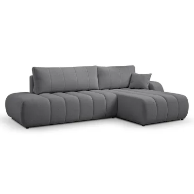 DomoHome Ecksofa Dunkelgrau 276x176 cm
