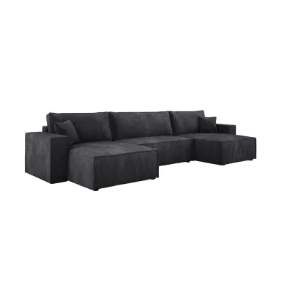 DomoHome Ecksofa Graphit 377x143 cm