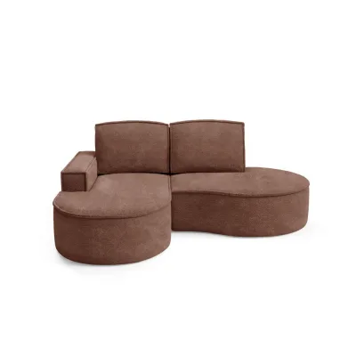 DomoHome Ecksofa Mokka 210x157 cm