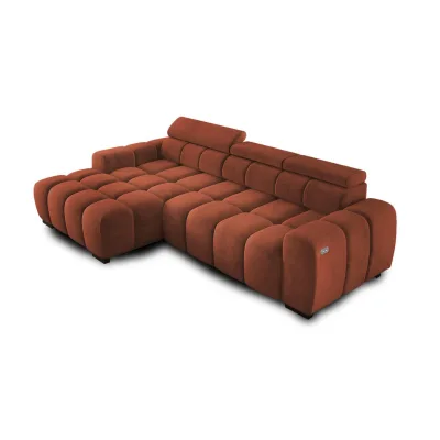 DomoHome Ecksofa Orange 285x168 cm