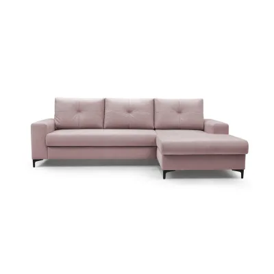 DomoHome Ecksofa Pink 251x165 cm