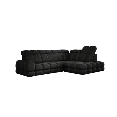 DomoHome Ecksofa Schwarz 302x217 cm