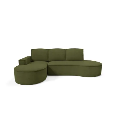 DomoHome Ecksofa Waldgrün 277x157 cm
