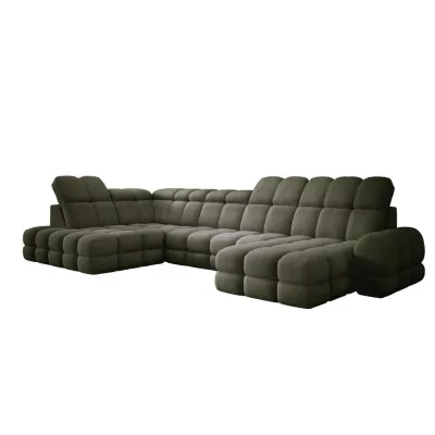 DomoHome Ecksofa Waldgrün 400x217 cm
