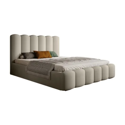 DomoHome Polsterbett Beige 140x200 cm