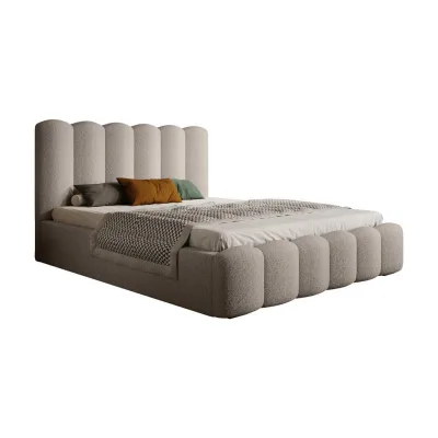 DomoHome Polsterbett Beige 160x200 cm
