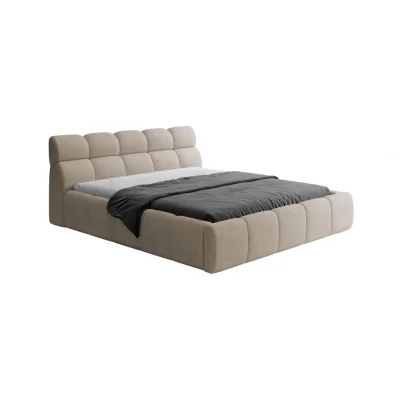 DomoHome Polsterbett Beige 160x200 cm