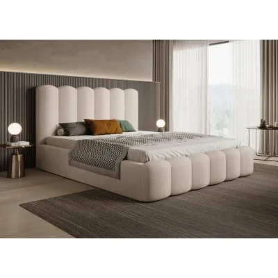 DomoHome Polsterbett Beige 180x200 cm