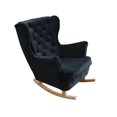DomoHome Schaukelsessel Brombeere 81x102x95 cm