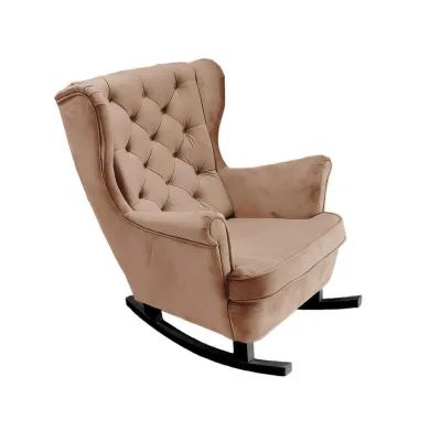 DomoHome Schaukelsessel Sonoma Eiche 81x102x95 cm