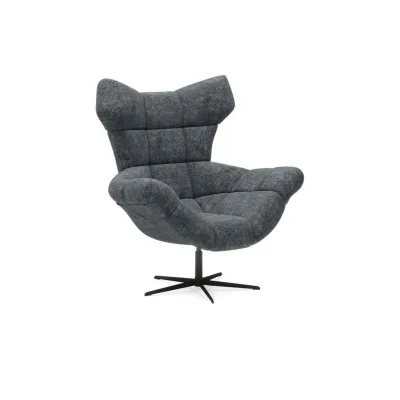 DomoHome Sessel Anthrazit 104x119x84 cm