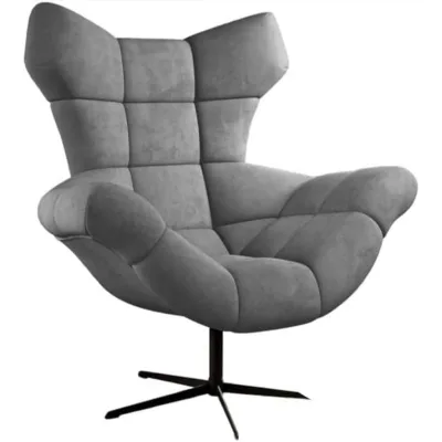 DomoHome Sessel Grau 104x119x84 cm